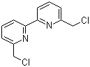 6,6'-双(氯甲基)-2,2'-联吡啶分子结构 (CAS 74065-64-8)
