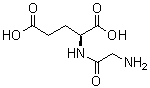 结构式 CAS# 7412-78-4, 甘氨酰-L-谷氨酸