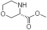 结构式 CAS# 741288-31-3, (3S)-3-吗啉羧酸甲酯