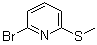 结构式 CAS# 74134-42-2, 2-溴-6-(甲硫基)吡啶
