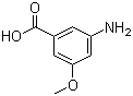 structure of CAS# 74165-74-5, 3-Amino-5-methoxybenzoic acid