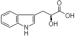 结构式 CAS# 7417-65-4, L-吲哚-3-乳酸