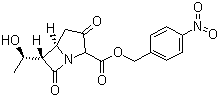p-Nitrobenzyl-6-(1-hydroxyethyl)-1-azabicyclo(3.2.0)heptane-3,7-dione-2-carboxylate molecular structure (CAS 74288-40-7)