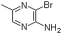 3-Bromo-5-methylpyrazin-2-amine molecular structure (CAS 74290-65-6)