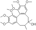 结构式 CAS# 7432-28-2, 五味子素; 五味子醇甲