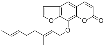 8-Geranyloxypsoralen molecular structure (CAS 7437-55-0)