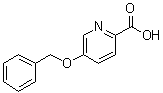 5-Benzyloxy-2-pyridinecarboxylic acid molecular structure (CAS 74386-55-3)