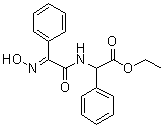 alpha-[[2-(Hydroxyimino)-2-phenylacetyl]amino]benzeneacetic acid ethyl ester molecular structure (CAS 744-04-7)