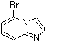 5-Bromo-2-methylimidazo[1,2-a]pyridine molecular structure (CAS 74420-51-2)