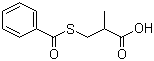 3-(Benzoylthio)-2-methylpropionic acid molecular structure (CAS 74431-50-8)