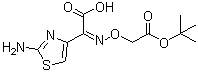 structure of CAS# 74440-02-1, (Z)-2-(2-Aminothiazol-4-yl)-2-(tert-butoxycarbonylmethoxyimino)acetic acid