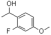 2-Fluoro-4-methoxy-alpha-methylbenzenemethanol molecular structure (CAS 74457-87-7)
