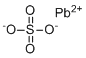 Lead(II) sulfate molecular structure (CAS 7446-14-2)