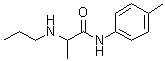 结构式 CAS# 744961-76-0, N-(4-甲基苯基)-2-(丙基氨基)丙酰胺