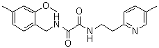 N-[(2-Methoxy-4-methylphenyl)methyl]-N'-[2-(5-methyl-2-pyridinyl)ethyl]ethanediamide molecular structure (CAS 745047-94-3)