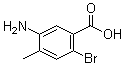 structure of CAS# 745048-63-9, 5-Amino-2-bromo-4-methylbenzoic acid;3-Amino-6-bromo-4-methylbenzoic acid