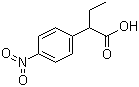 结构式 CAS# 7463-53-8, 2-(4-硝基苯基)丁酸