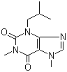 1,7-Dimethyl-3-isobutylxanthine molecular structure (CAS 7464-84-8)