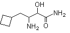 3-Amino-3-cyclobutylmethyl-2-hydroxypropionamide molecular structure (CAS 746598-16-3)