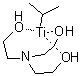 结构式 CAS# 74665-17-1, (三乙醇胺)异丙醇钛络合物