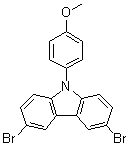 结构式 CAS# 746651-52-5, 3,6-二溴-9-(4-甲氧基苯基)-9H-咔唑