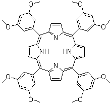 5,10,15,20-Tetrakis(3,5-dimethoxyphenyl)-21H,23H-porphine molecular structure (CAS 74684-34-7)