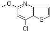 7-Chloro-5-methoxythieno[3,2-b]pyridine molecular structure (CAS 74695-46-8)