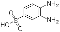 structure of CAS# 7474-78-4, 3,4-Diaminobenzenesulfonic acid
