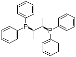 结构式 CAS# 74839-84-2, 双(二苯基膦)丁烷; (2R,3R)-(+)-2,3-双(二苯基膦)丁烷