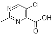 structure of CAS# 74840-47-4, 5-Chloro-2-methylpyrimidine-4-carboxylic acid