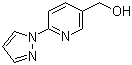 structure of CAS# 748796-38-5, (6-(1H-Pyrazol-1-yl)pyridin-3-yl)methanol
