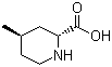 (2R,4R)-4-Methylpiperidine-2-carboxylic acid molecular structure (CAS 74892-81-2)