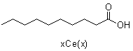 Decanoic acid cerium salt (1:?) molecular structure (CAS 7492-58-2)