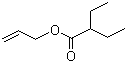 structure of CAS# 7493-69-8, Allyl 2-ethylbutyrate;NSC 32637; 2-Ethylbutanoate-2-propene ester