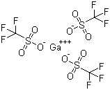 Gallium(III) trifluoromethanesulphonate molecular structure (CAS 74974-60-0)
