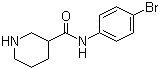 N-(4-Bromophenyl)piperidine-3-carboxamide molecular structure (CAS 749846-52-4)