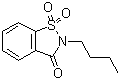 2-Butyl-1,2-benzisothiazol-3(2H)-one 1,1-dioxide molecular structure (CAS 7499-96-9)