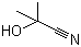 结构式 CAS# 75-86-5, 丙酮氰醇; 2-羟基异丁腈