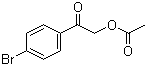 structure of CAS# 7500-37-0, 4'-Bromo-2-hydroxyacetophenone acetate;NSC 400447; p-Bromophenacyl acetate