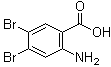 structure of CAS# 75057-62-4, 4,5-Dibromoanthranilic acid