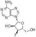 structure of CAS# 75059-22-2, 3'-Deoxy-3'-fluoroadenosine