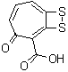 structure of CAS# 750590-18-2, Tropodithietic acid;3-Oxo-8,9-dithiabicyclo[5.2.0]nona-1,4,6-triene-2-carboxylic acid