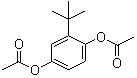 structure of CAS# 7507-48-4, 2-(1,1-Dimethylethyl)-1,4-benzenediol diacetate;NSC 407992