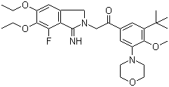 Atopaxar molecular structure (CAS 751475-53-3)