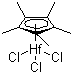 Pentamethylcyclopentadienylhafnium trichloride  molecular structure (CAS 75181-08-7)