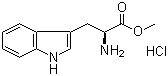 Methyl L-tryptophanate hydrochloride molecular structure (CAS 7524-52-9)