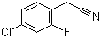 4-Chloro-2-fluorophenylacetonitrile molecular structure (CAS 75279-53-7)