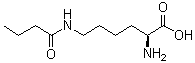 N6-Butyryl-L-lysine molecular structure (CAS 75396-30-4)