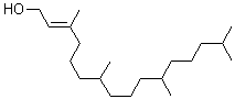 3,7,11,15-四甲基-2-十六碳烯-1-醇分子结构 (CAS 7541-49-3)