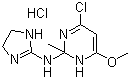 Moxonidine hydrochloride molecular structure (CAS 75438-58-3)